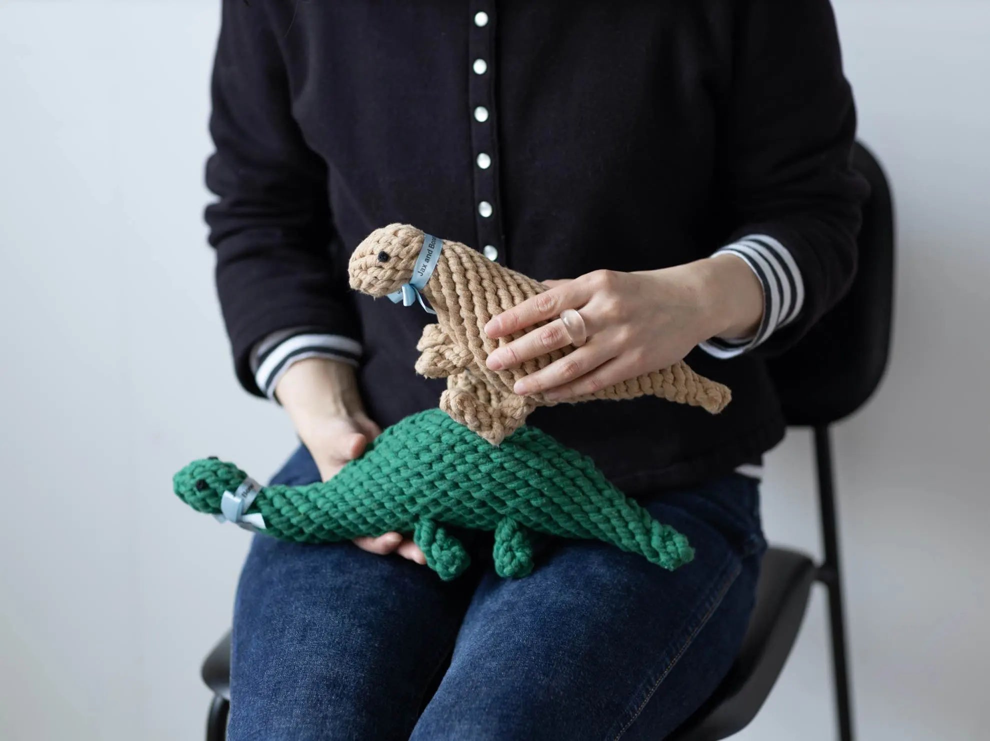 Ⓗ Jax & Bones Brent the Brontosaurus Rope Dog Toy