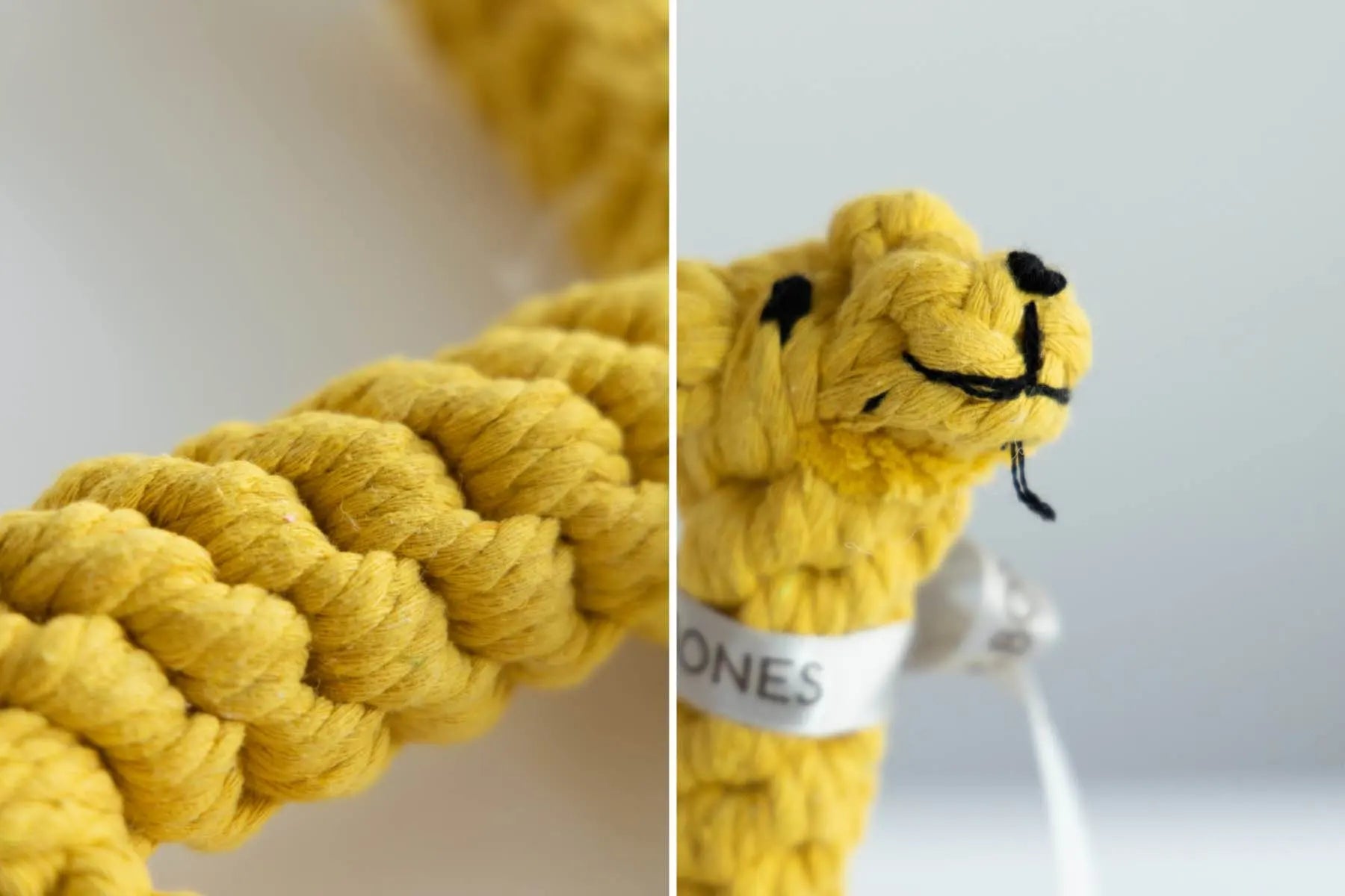 Ⓛ Jax & Bones Jerry the Giraffe Rope Dog Toy