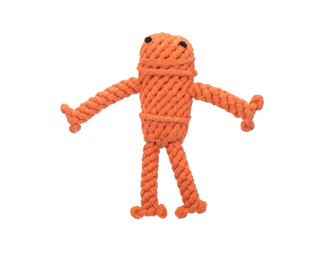 Ⓗ Jax & Bones Melvin the Martian Alien 10" Rope Dog Toy