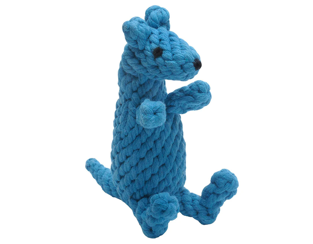 Ⓗ Kobie the Kangaroo 6" Rope Dog Toy