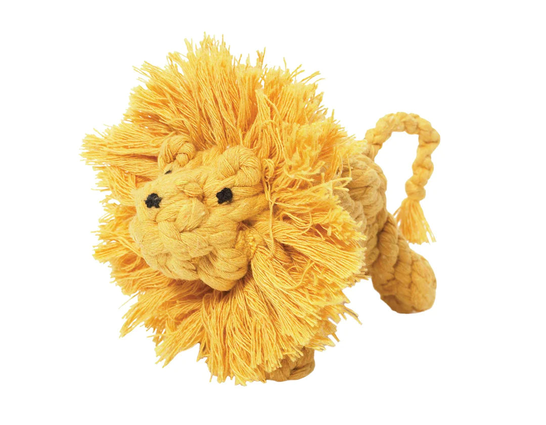 Ⓛ Jax & Bones Larry the Lion Rope Dog Toy