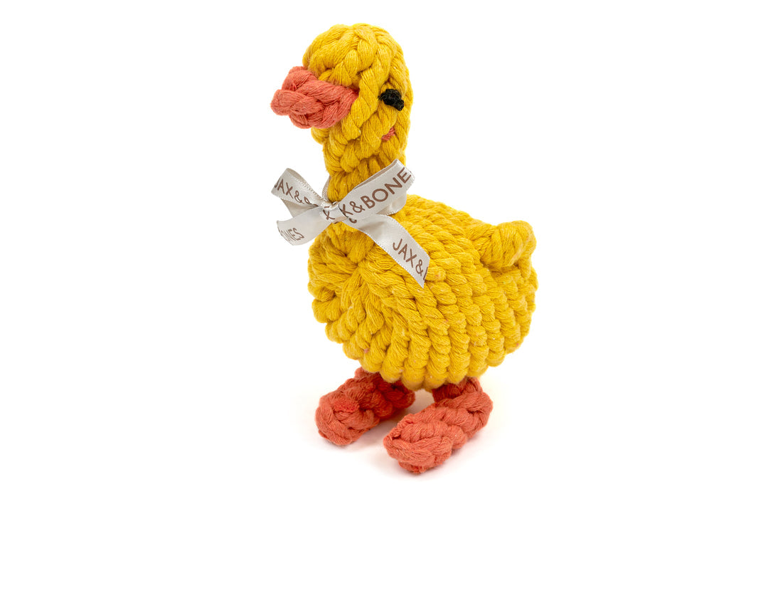 Ⓛ Jax & Bones Daisy the Duck Rope Dog Toy